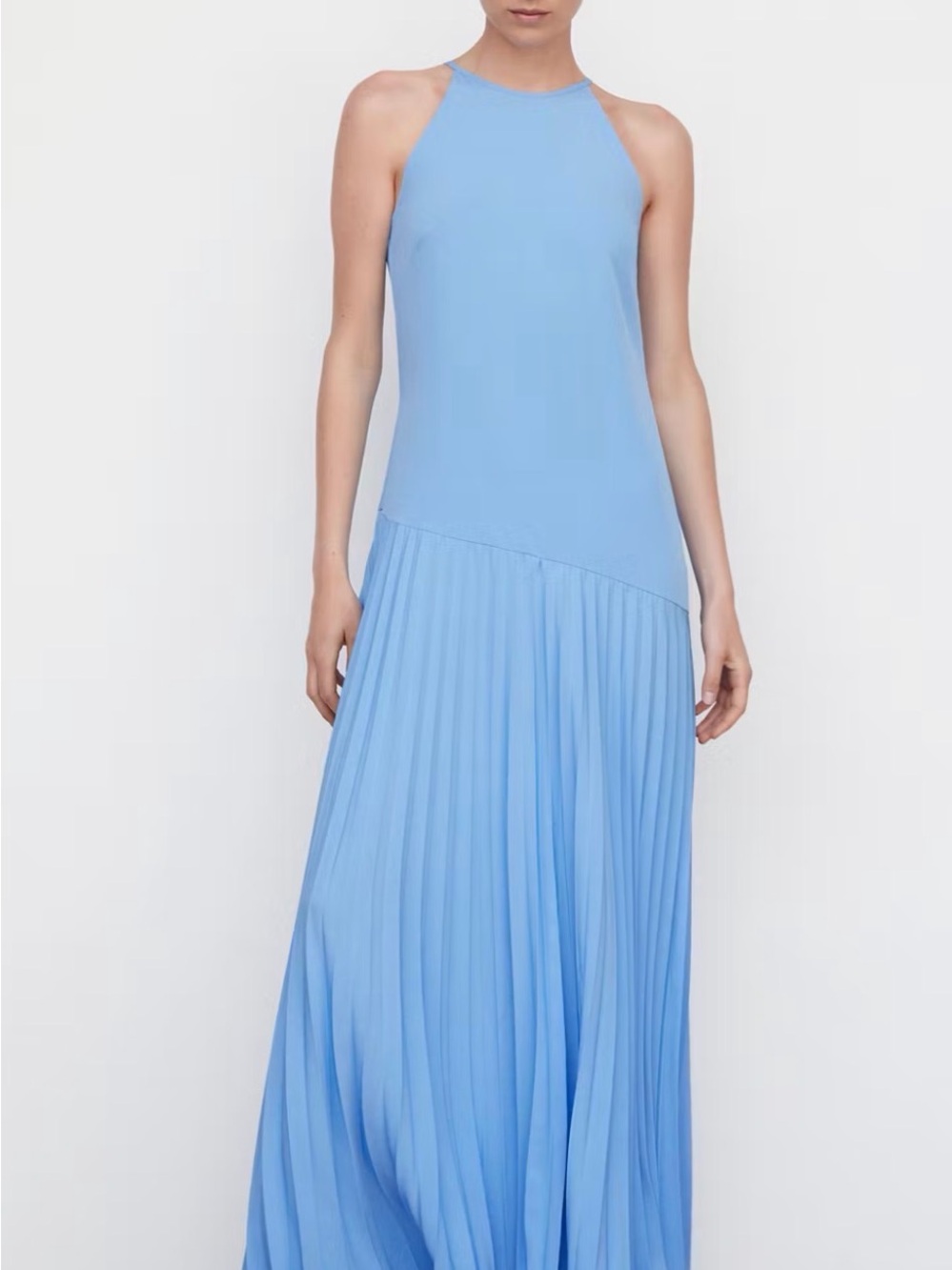 NWT Mango Pleated Panel Dress